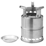 Maxbell Stainless Steel Backpacking stoves Sturdy Foldable for barbecue