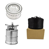 Maxbell Stainless Steel Backpacking stoves Sturdy Foldable for barbecue