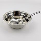 Maxbell Portable Camping Cutlery Set Stainless Steel Plate 18cm, 300ml Mug Reusable
