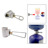 Maxbell Gas Refill Adapter Shifter Connector Camping Gas Stove Adaptor for Outdoor Round Handle