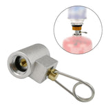 Maxbell Gas Refill Adapter Shifter Connector Camping Gas Stove Adaptor for Outdoor Round Handle
