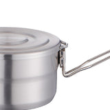 Maxbell Camping Pot with Foldable Handle Portable 1.5L for Travel Fishing Cooking