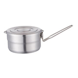 Maxbell Camping Pot with Foldable Handle Portable 1.5L for Travel Fishing Cooking