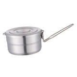 Maxbell Camping Pot with Foldable Handle Portable 1.5L for Travel Fishing Cooking