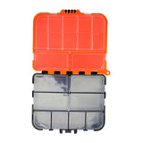 Maxbell Fishing Tackle Box with Handle Adjustable Dividers Portable Hook Storage Box