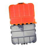 Maxbell Fishing Tackle Box with Handle Adjustable Dividers Portable Hook Storage Box