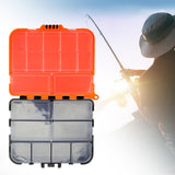 Maxbell Fishing Tackle Box with Handle Adjustable Dividers Portable Hook Storage Box