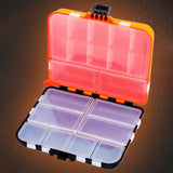 Maxbell Fishing Tackle Box with Handle Adjustable Dividers Portable Hook Storage Box