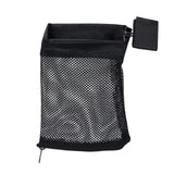 Maxbell Mesh Recycling Bag Collection Container Storage Bag for Camp Office Hiking Black