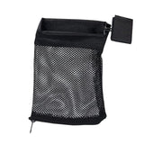 Maxbell Mesh Recycling Bag Collection Container Storage Bag for Camp Office Hiking Black