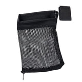 Maxbell Mesh Recycling Bag Collection Container Storage Bag for Camp Office Hiking Black