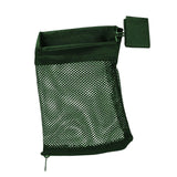 Maxbell Mesh Recycling Bag Collection Container Storage Bag for Camp Office Hiking Green