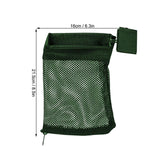 Maxbell Mesh Recycling Bag Collection Container Storage Bag for Camp Office Hiking Green