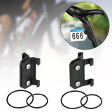 Maxbell Bike Race Number Plate Mount Holder Bracket for Triathlon Race round tube