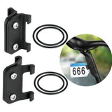 Maxbell Bike Race Number Plate Mount Holder Bracket for Triathlon Race round tube