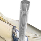 Maxbell Chimney Pipe Wood Ventilation Tent Pipe for Outdoor Elbow Furnace