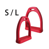 Maxbell 2Pcs Horse Riding Stirrups Non Slip Tool Rubber Pad for Horse Riding Outdoor L 11.8cmx11cm