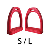 Maxbell 2Pcs Horse Riding Stirrups Non Slip Tool Rubber Pad for Horse Riding Outdoor L 11.8cmx11cm