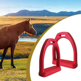 Maxbell 2Pcs Horse Riding Stirrups Non Slip Tool Rubber Pad for Horse Riding Outdoor S 9.6cmx9cm