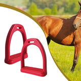 Maxbell 2Pcs Horse Riding Stirrups Non Slip Tool Rubber Pad for Horse Riding Outdoor S 9.6cmx9cm