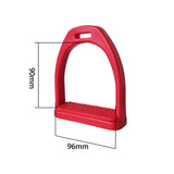 Maxbell 2Pcs Horse Riding Stirrups Non Slip Tool Rubber Pad for Horse Riding Outdoor S 9.6cmx9cm