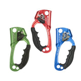 Maxbell Climbing Rope Ascender Tool for 8mm-12mm Rope Rappelling Rock Climbing Red Left Hand