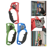 Maxbell Climbing Rope Ascender Tool for 8mm-12mm Rope Rappelling Rock Climbing Red Left Hand