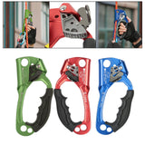 Maxbell Climbing Rope Ascender Tool for 8mm-12mm Rope Rappelling Rock Climbing Red Left Hand