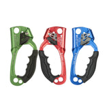 Maxbell Climbing Rope Ascender Tool for 8mm-12mm Rope Rappelling Rock Climbing Red Left Hand