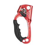 Maxbell Climbing Rope Ascender Tool for 8mm-12mm Rope Rappelling Rock Climbing Red Left Hand