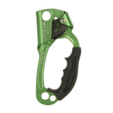Maxbell Climbing Rope Ascender Tool for 8mm-12mm Rope Rappelling Rock Climbing Green Right Hand