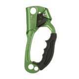 Maxbell Climbing Rope Ascender Tool for 8mm-12mm Rope Rappelling Rock Climbing Green Right Hand
