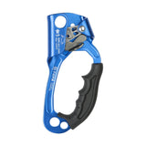 Maxbell Climbing Rope Ascender Tool for 8mm-12mm Rope Rappelling Rock Climbing Blue Right Hand