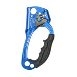 Maxbell Climbing Rope Ascender Tool for 8mm-12mm Rope Rappelling Rock Climbing Blue Right Hand