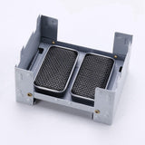 Maxbell Mini Stove Portable Camp Stove for Hiking Outdoor Activities Barbecue Black