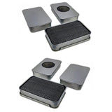 Maxbell Mini Stove Portable Camp Stove for Hiking Outdoor Activities Barbecue Argent