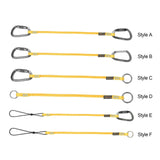 Maxbell Climbing Elastic Rope Lanyard Strong for Outdoor Sports Rappelling Gear Style A