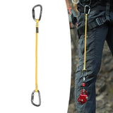 Maxbell Climbing Elastic Rope Lanyard Strong for Outdoor Sports Rappelling Gear Style A