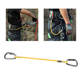 Maxbell Climbing Elastic Rope Lanyard Strong for Outdoor Sports Rappelling Gear Style A