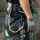 Maxbell Climbing Elastic Rope Lanyard Strong for Outdoor Sports Rappelling Gear Style B