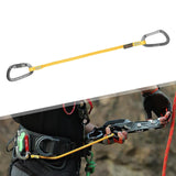 Maxbell Climbing Elastic Rope Lanyard Strong for Outdoor Sports Rappelling Gear Style B