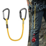 Maxbell Climbing Elastic Rope Lanyard Strong for Outdoor Sports Rappelling Gear Style B