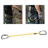 Maxbell Climbing Elastic Rope Lanyard Strong for Outdoor Sports Rappelling Gear Style B