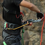 Maxbell Climbing Elastic Rope Lanyard Strong for Outdoor Sports Rappelling Gear Style C