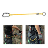 Maxbell Climbing Elastic Rope Lanyard Strong for Outdoor Sports Rappelling Gear Style C