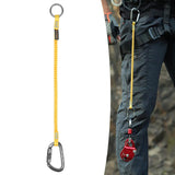 Maxbell Climbing Elastic Rope Lanyard Strong for Outdoor Sports Rappelling Gear Style C
