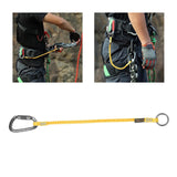 Maxbell Climbing Elastic Rope Lanyard Strong for Outdoor Sports Rappelling Gear Style C