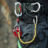 Maxbell Climbing Elastic Rope Lanyard Strong for Outdoor Sports Rappelling Gear Style D