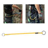 Maxbell Climbing Elastic Rope Lanyard Strong for Outdoor Sports Rappelling Gear Style D