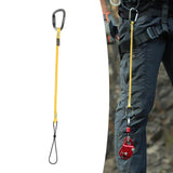 Maxbell Climbing Elastic Rope Lanyard Strong for Outdoor Sports Rappelling Gear Style E